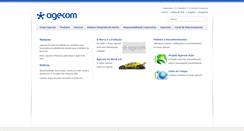 Desktop Screenshot of agecom.com.br