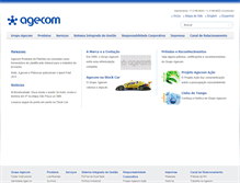 Tablet Screenshot of agecom.com.br